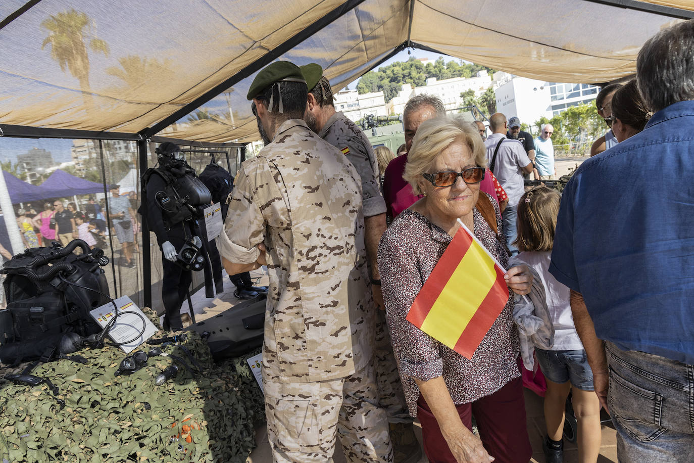 El Día de la Fiesta Nacional en Cartagena, en imágenes