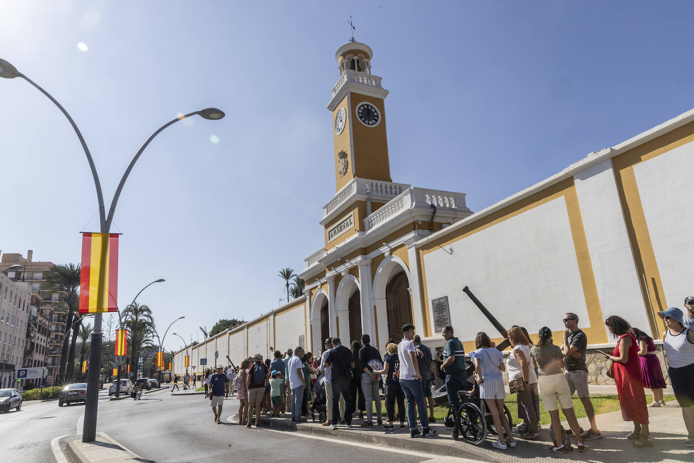 El Día de la Fiesta Nacional en Cartagena, en imágenes