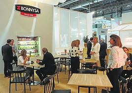 El estand de Bonnysa fue el punto neurálgico de numerosos encuentros comerciales.