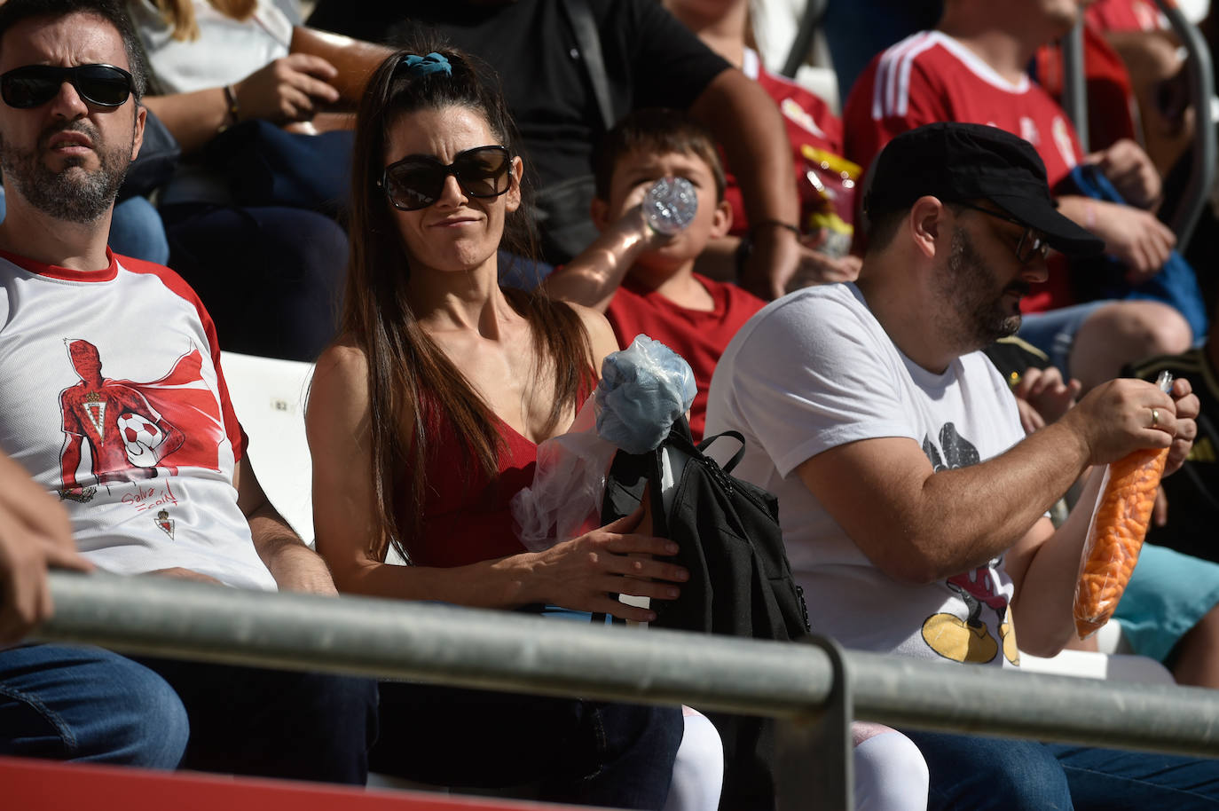 La victoria del Real Murcia frente al Algeciras, en imágenes