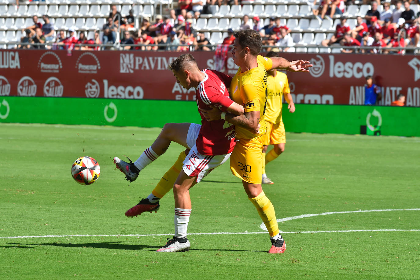 La victoria del Real Murcia frente al Algeciras, en imágenes
