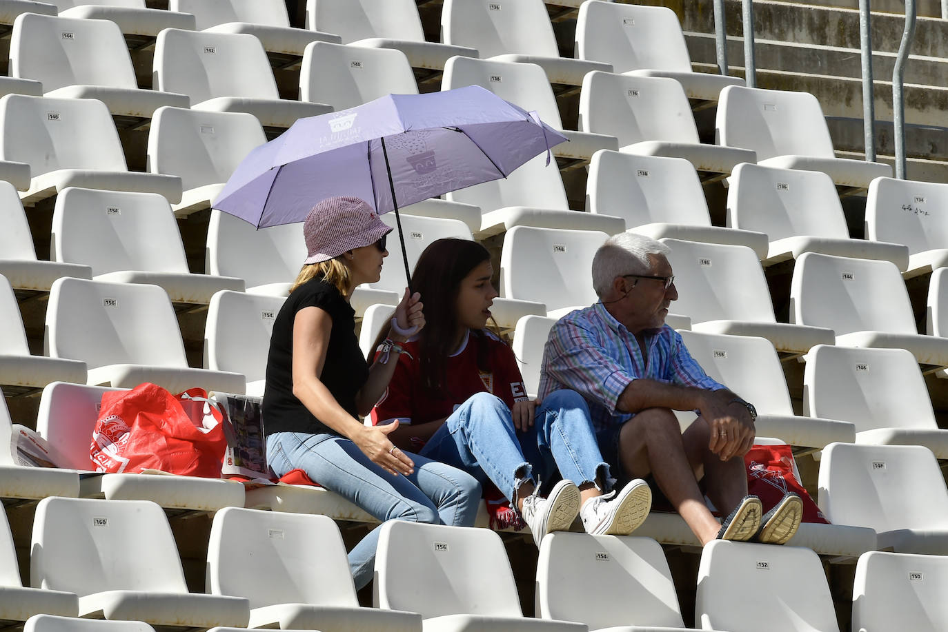 La victoria del Real Murcia frente al Algeciras, en imágenes