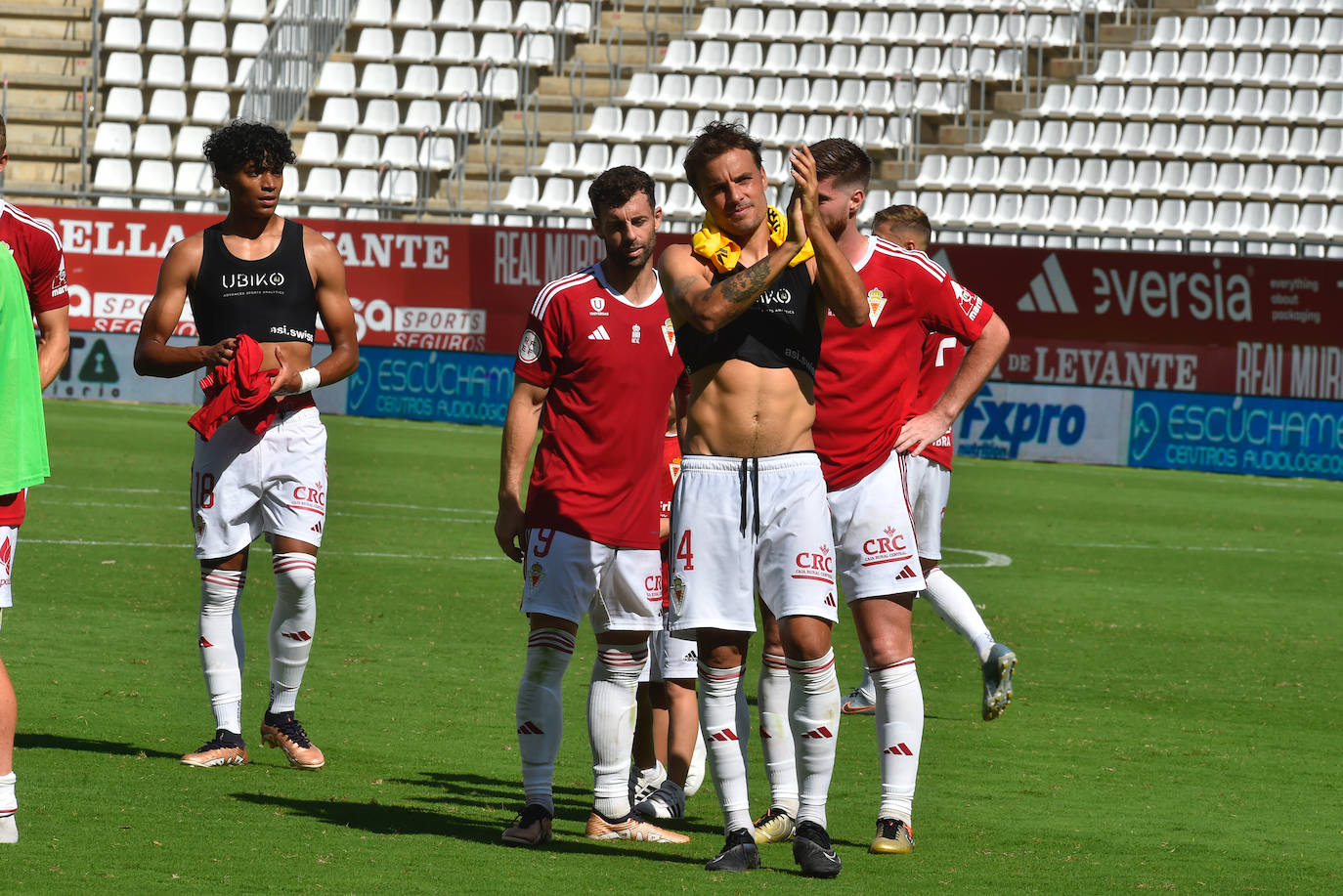 La victoria del Real Murcia frente al Algeciras, en imágenes