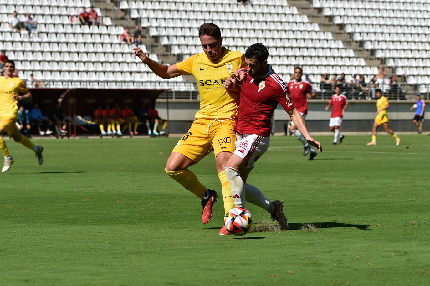 La victoria del Real Murcia frente al Algeciras, en imágenes