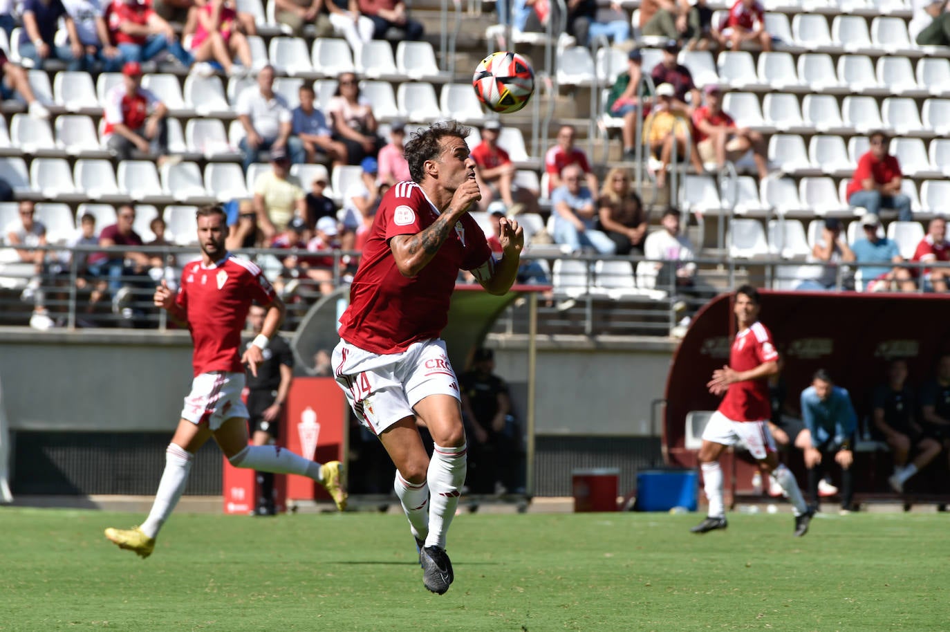 La victoria del Real Murcia frente al Algeciras, en imágenes