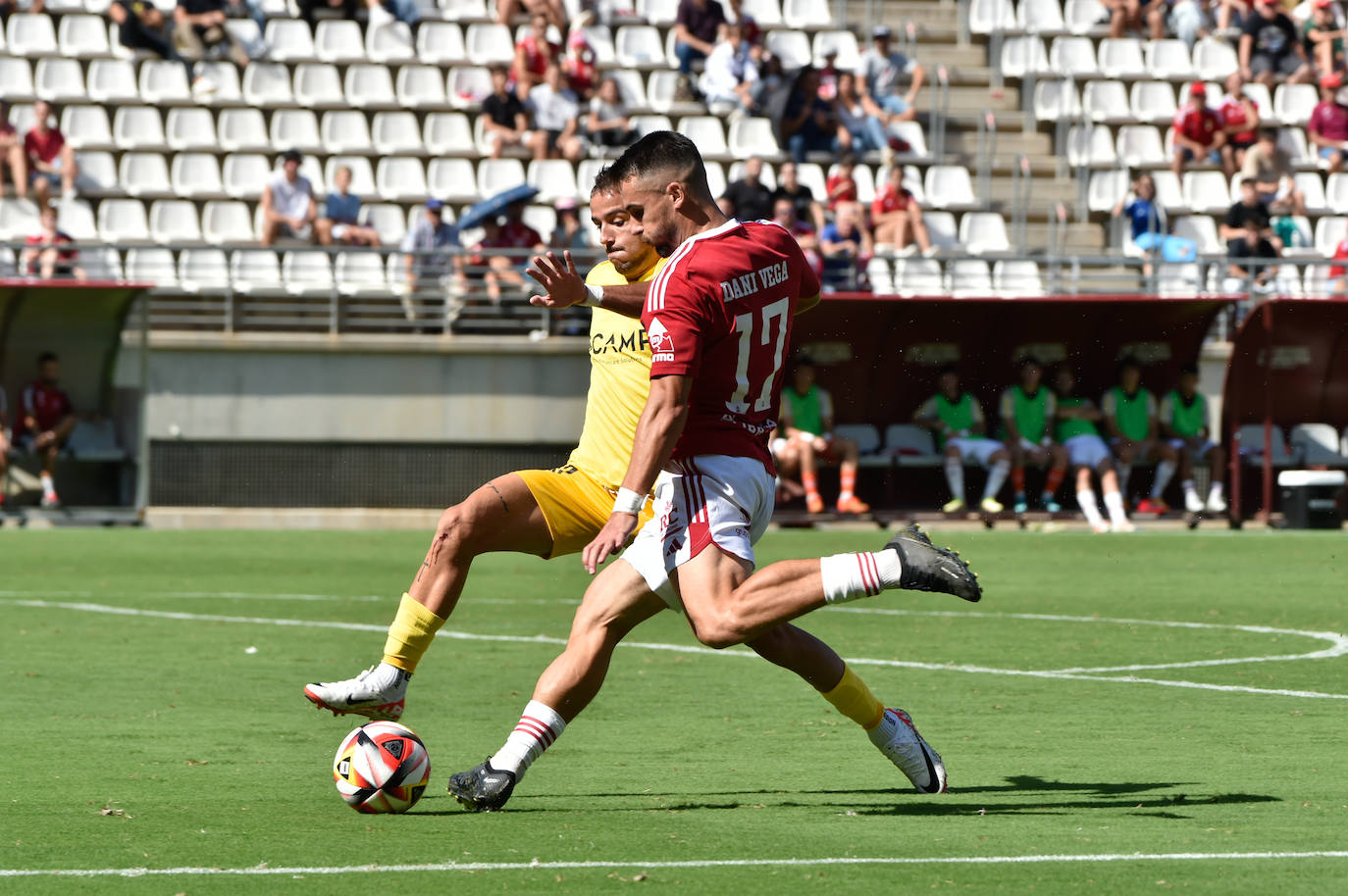 La victoria del Real Murcia frente al Algeciras, en imágenes