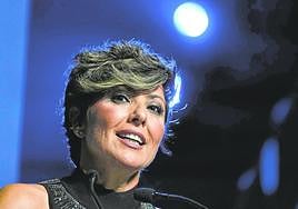 Sonsoles Ónega, tras conocer que había ganado el Premio Planeta 2023 por su novela 'Las hijas de la criada'.