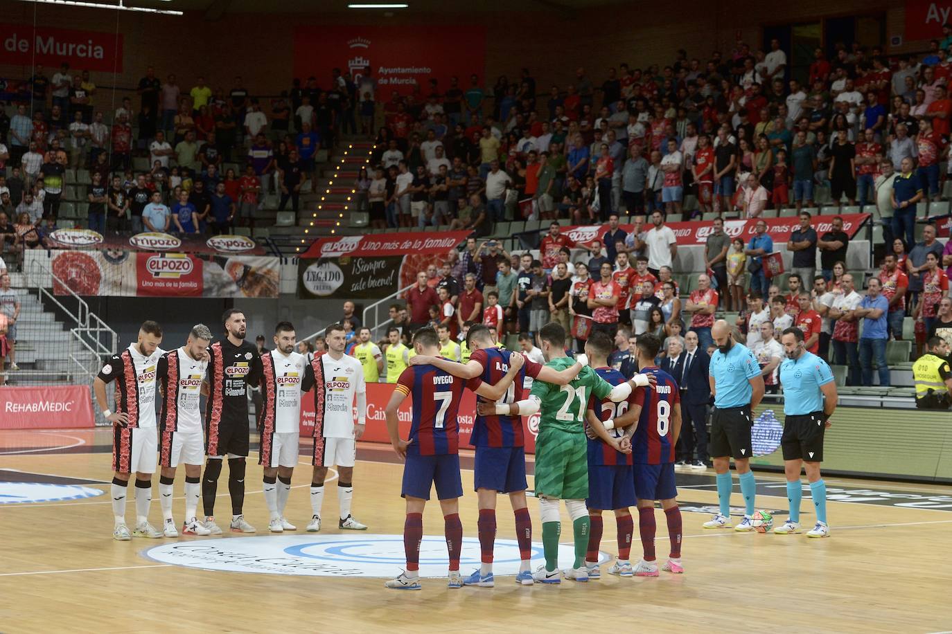 Las imágenes del partido ElPozo-Barça (2-4)