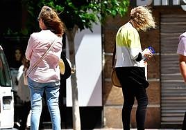 Viento en Murcia en una imagen de archivo.