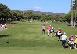 Adrián Otaegui sigue colocado en las primeras posiciones al finalizar la tercera y penúltima jornada