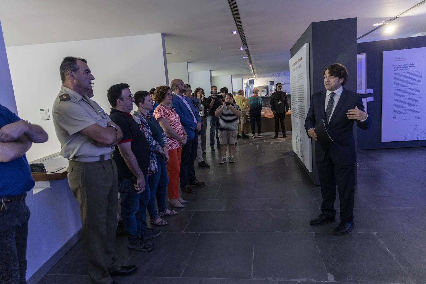 La exposición de la fragata &#039;Mercedes&#039; en el Arqua, en imágenes