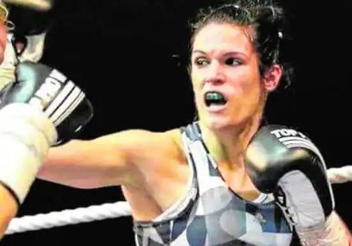 Mari carmen Romero, durante un combate, en una imagen de archivo.