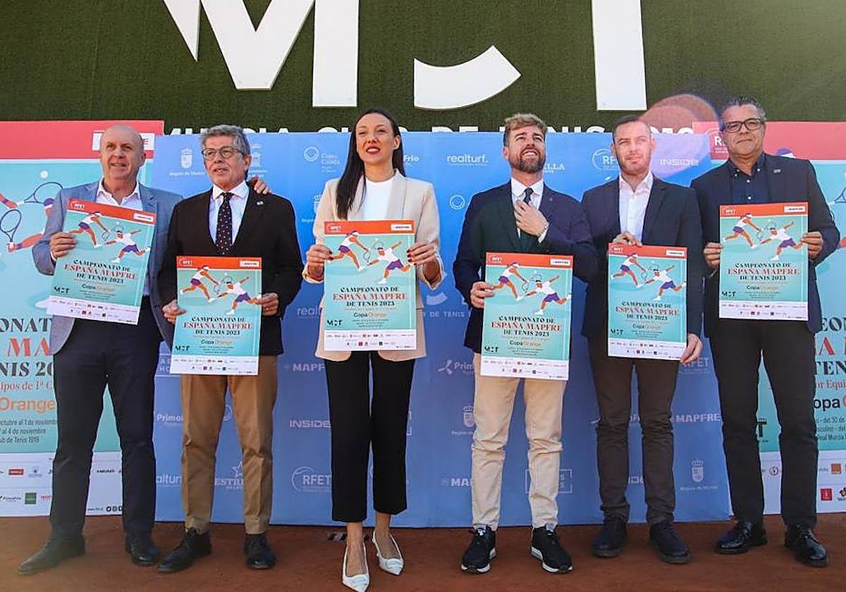 Presentación del Campeonato de España de Tenis en Murcia.