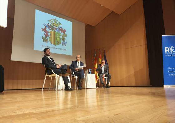 Enrique Riquelme, durante su intervención este miércoles.