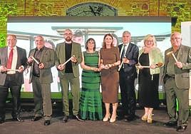 Los galardonados en los Premios Agro.