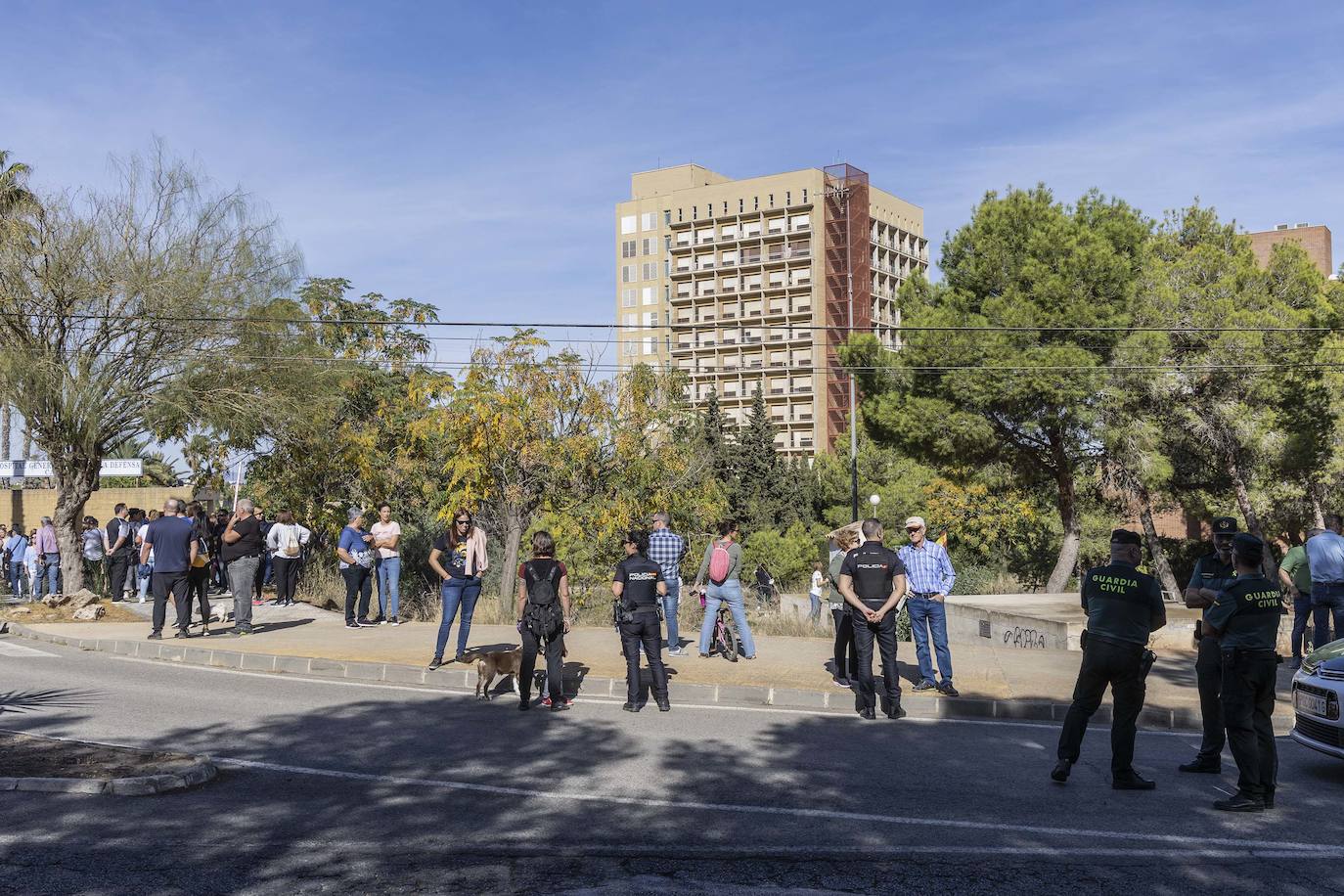La protesta en Cartagena contra el centro para inmigrantes
