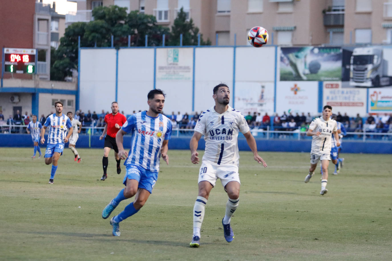 Las imágenes del Águilas-UCAM Murcia (1-0)