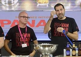 Nacho Abellán y David López, este viernes en Región de Murcia Gastronómica.