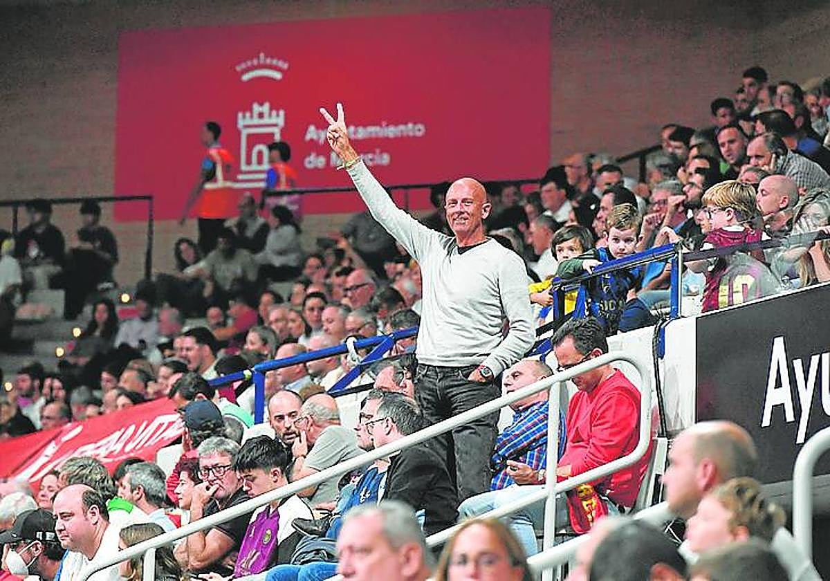 Grada del Palacio repleta de público, el miércoles en la Champions.