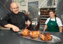 La jugosidad del pollo asado