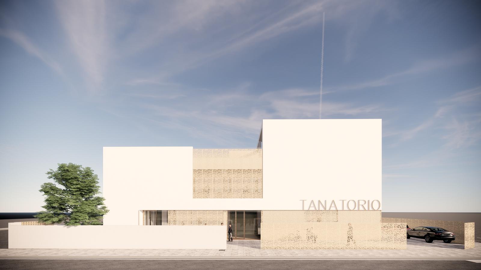 Recreación de cómo será el futuro tanatorio de Orihuela Costa.