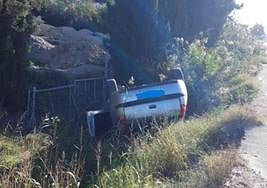 El estado del coche tras el siniestro.