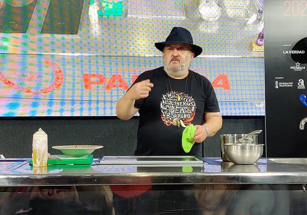 Sacha Hormaechea, en su ponencia de Región de Murcia Gastronómica