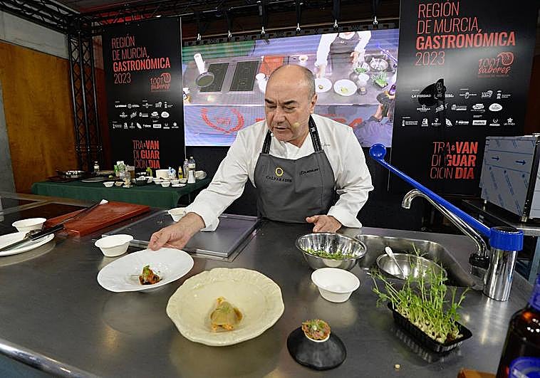 Miguel Barrera, este lunes, en Región de Murcia Gastronómica.