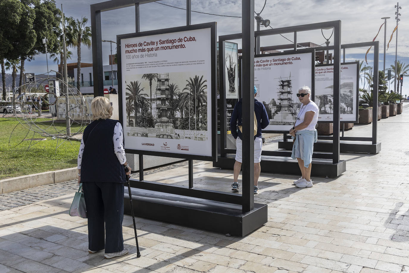 Exposición por el centenario del monumento Héroes de Cavite en Cartagena