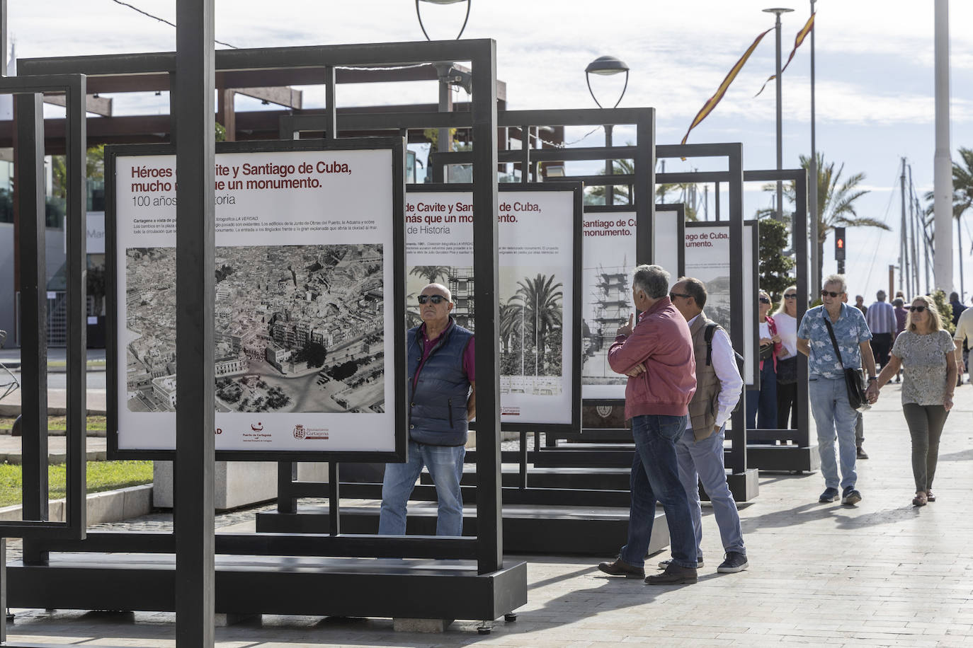 Exposición por el centenario del monumento Héroes de Cavite en Cartagena