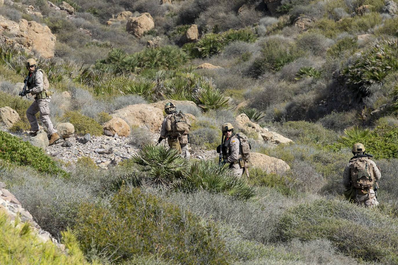 Maniobras de vigilancia y protección de la OTAN en Cartagena