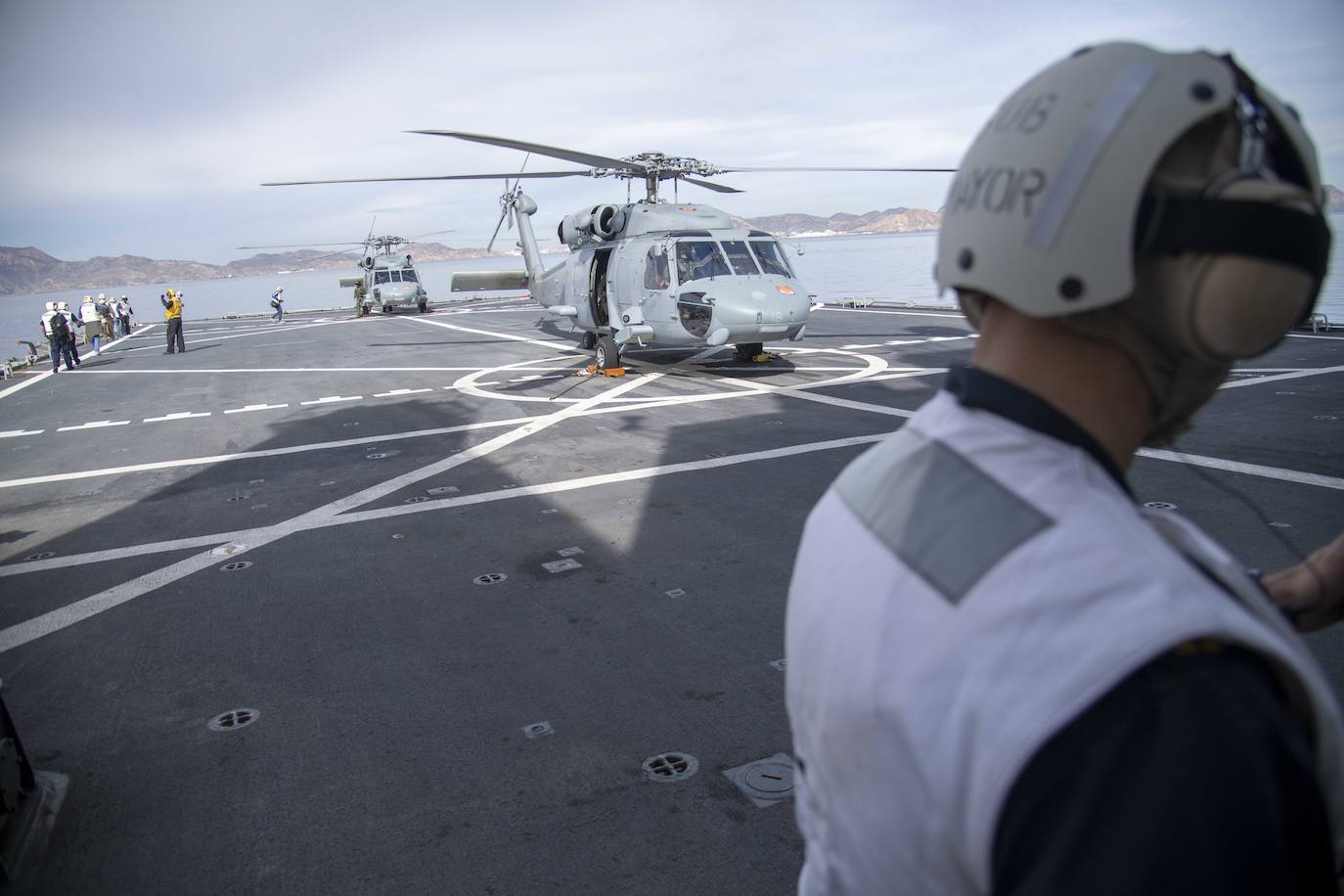 Maniobras de vigilancia y protección de la OTAN en Cartagena