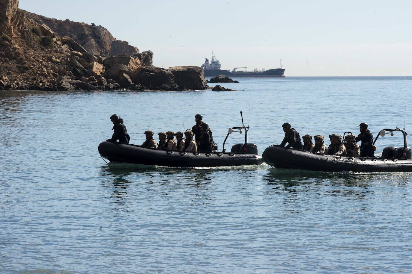 Maniobras de vigilancia y protección de la OTAN en Cartagena