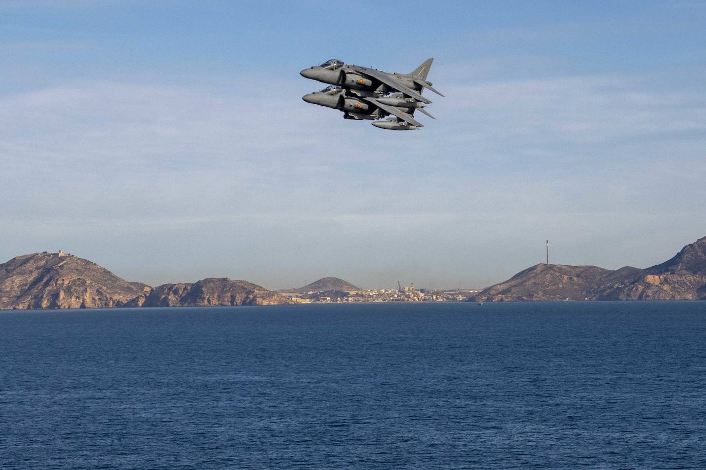 Maniobras de vigilancia y protección de la OTAN en Cartagena