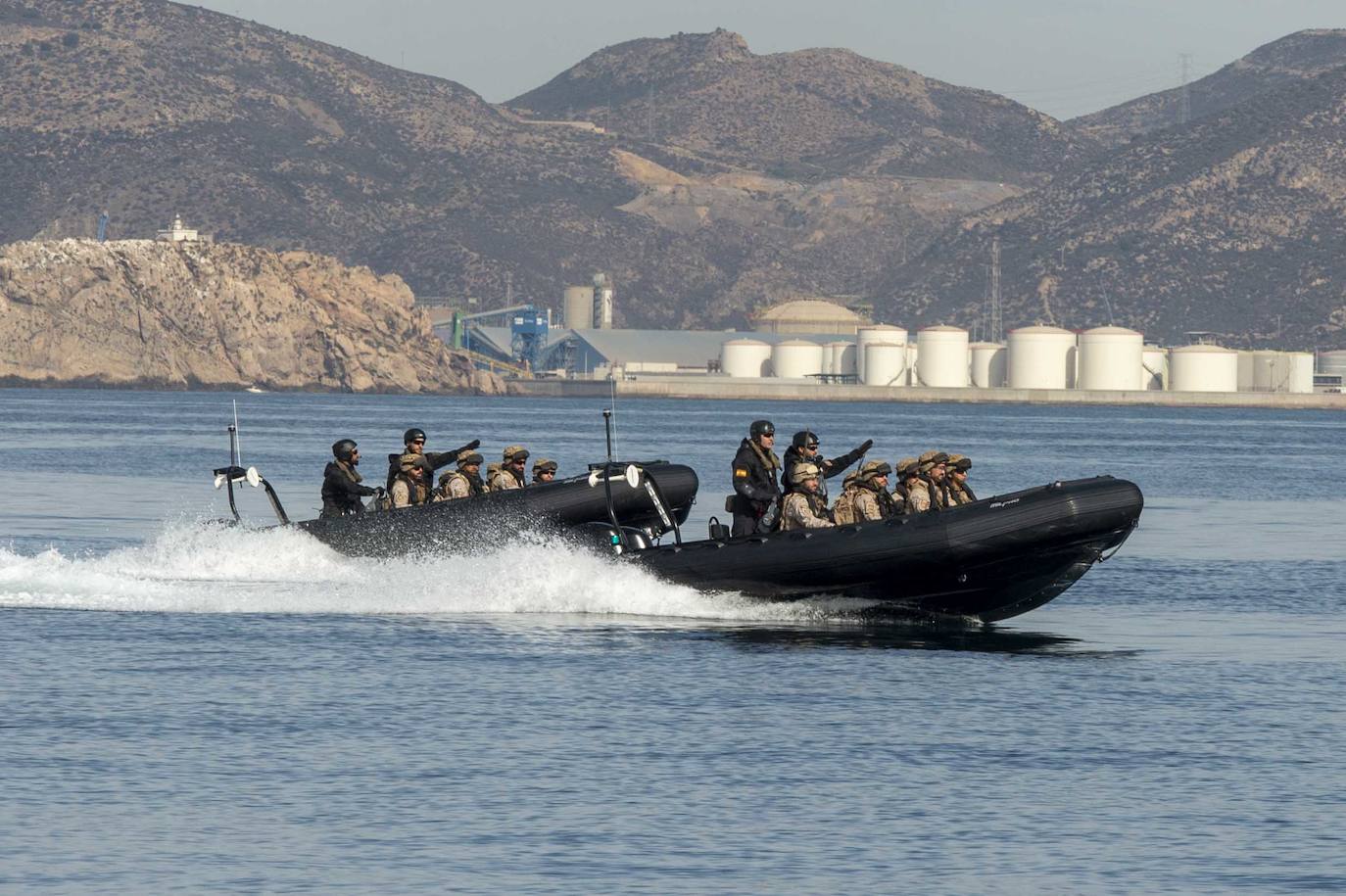 Maniobras de vigilancia y protección de la OTAN en Cartagena