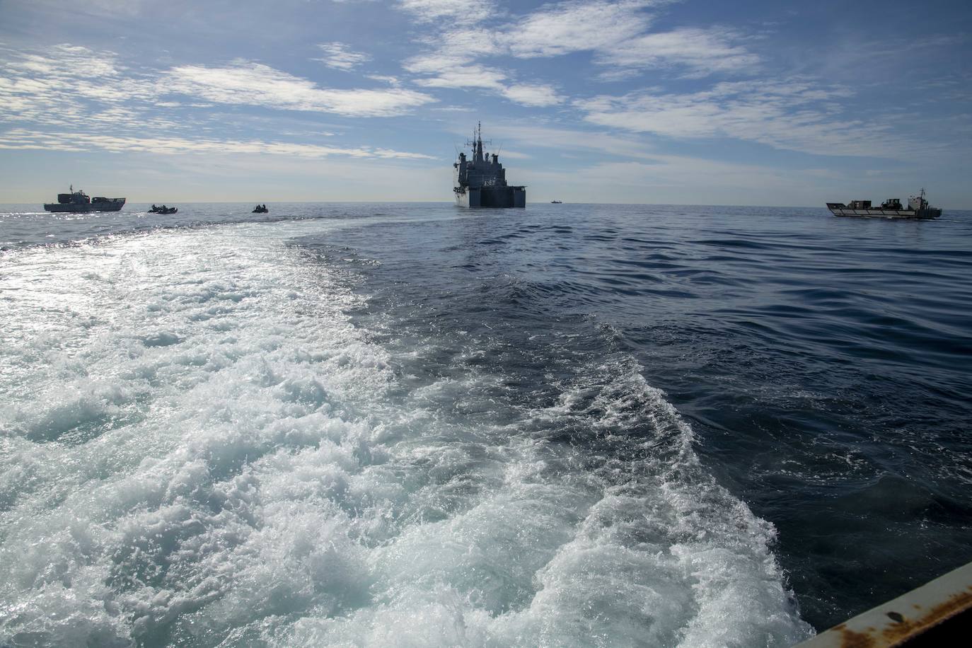 Maniobras de vigilancia y protección de la OTAN en Cartagena