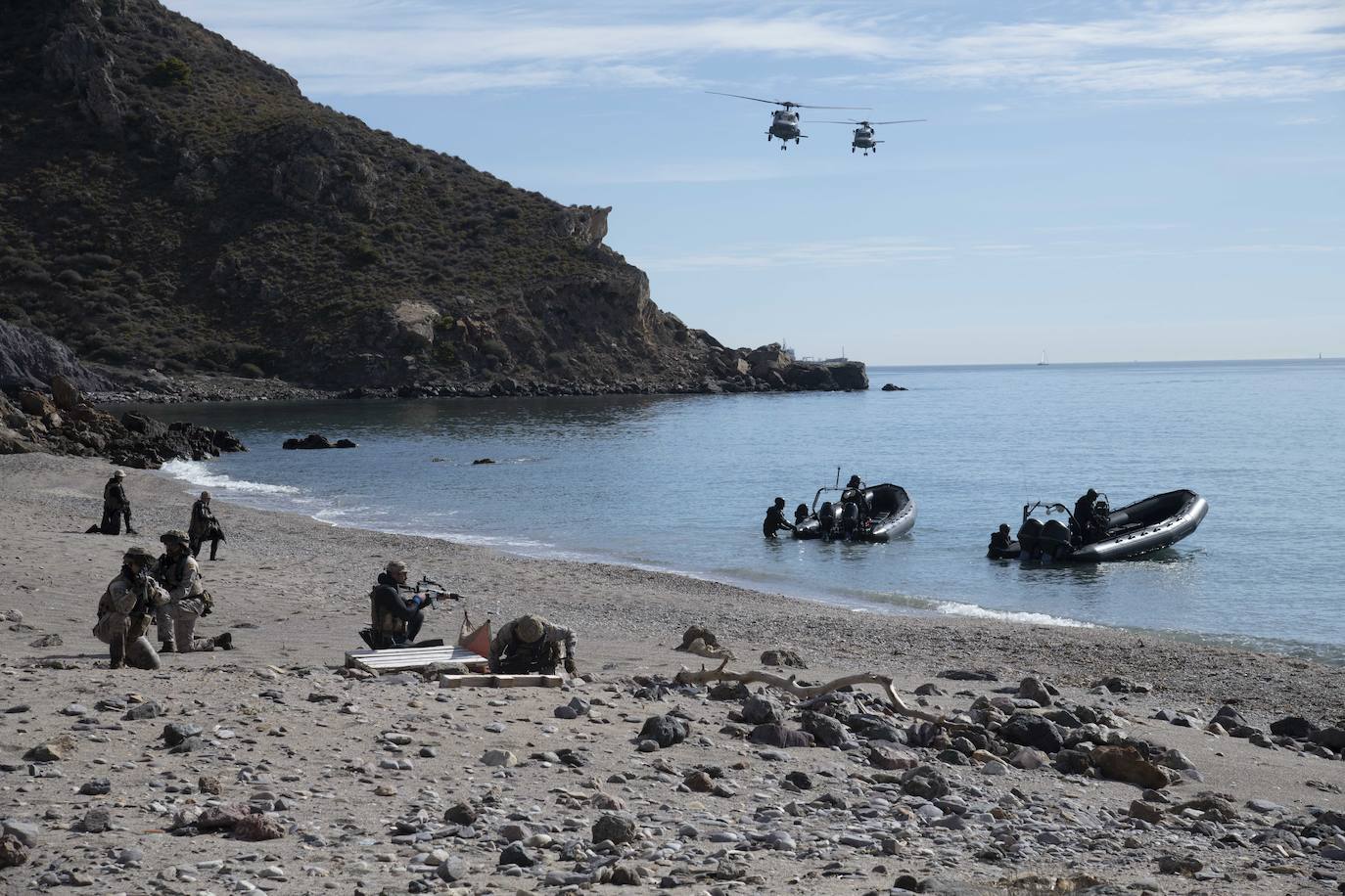 Maniobras de vigilancia y protección de la OTAN en Cartagena