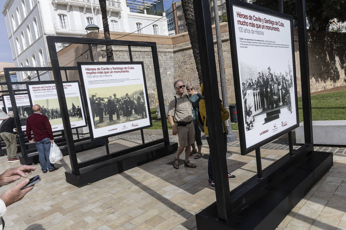 Exposición por el centenario del monumento Héroes de Cavite en Cartagena