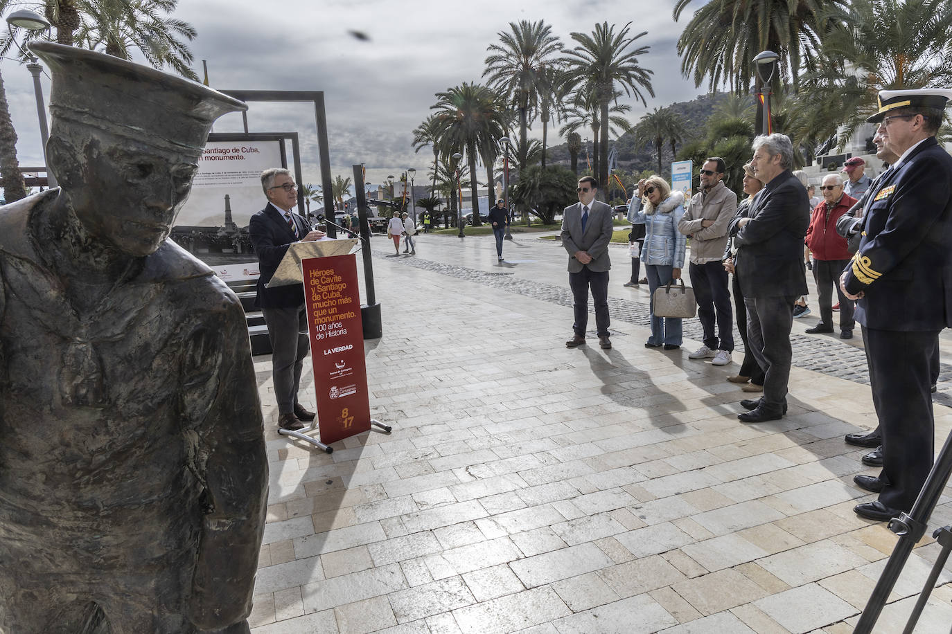 Exposición por el centenario del monumento Héroes de Cavite en Cartagena