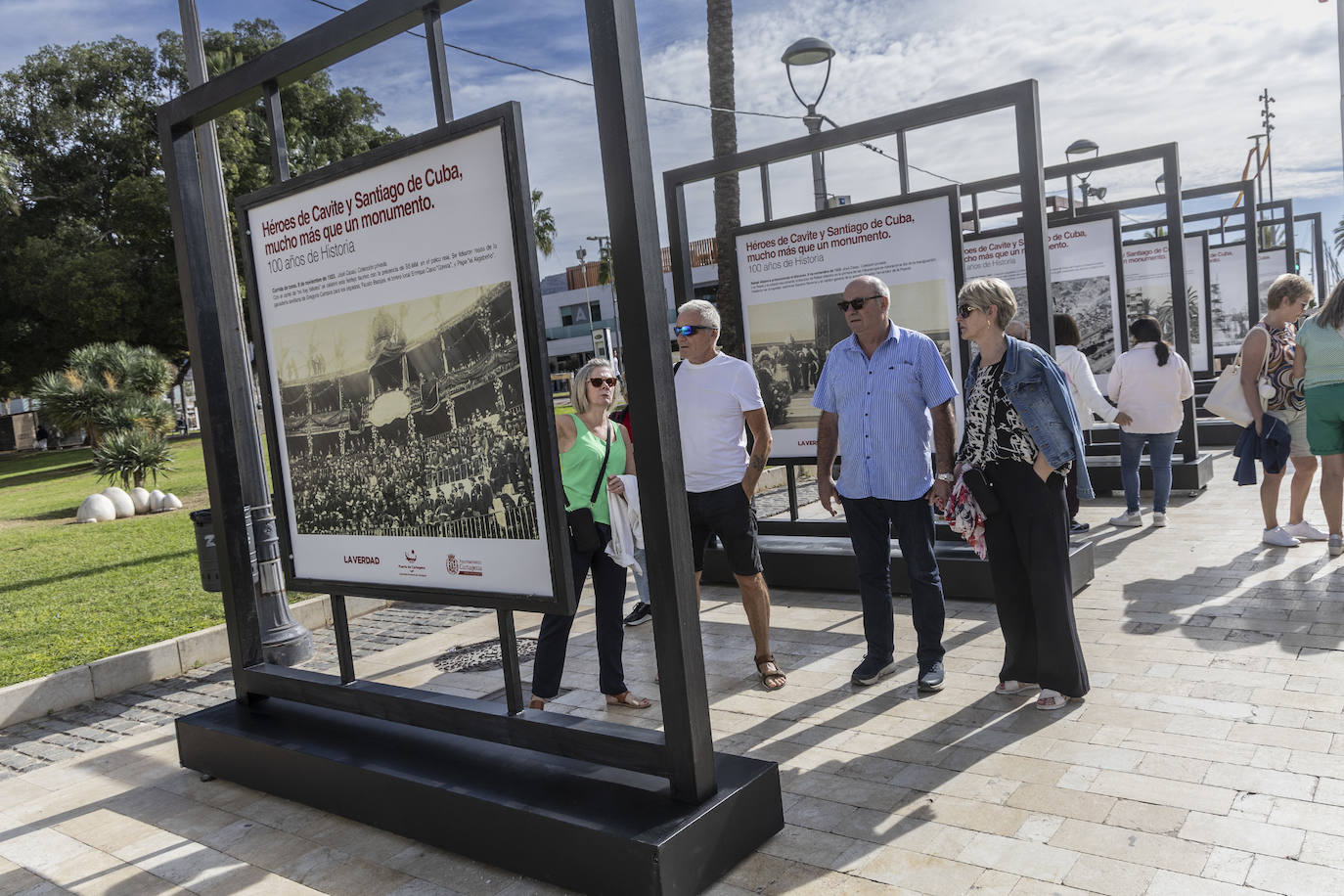 Exposición por el centenario del monumento Héroes de Cavite en Cartagena