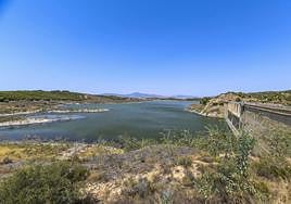 El embalse de Santomera, en una imagen de archivo.