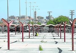 Aparcamiento del antiguo Eroski, en imagen de archivo.