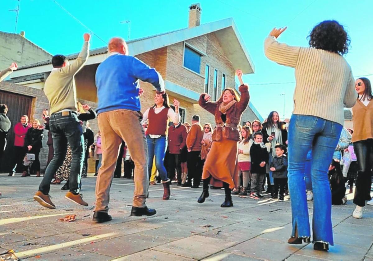 Baile del inocente en La Copa de Bullas, en una foto de archivo.