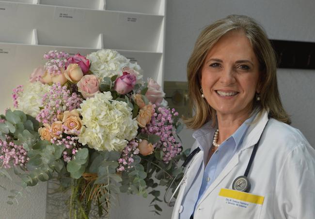 María Teresa Herranz, en el hospital Morales Meseguer.