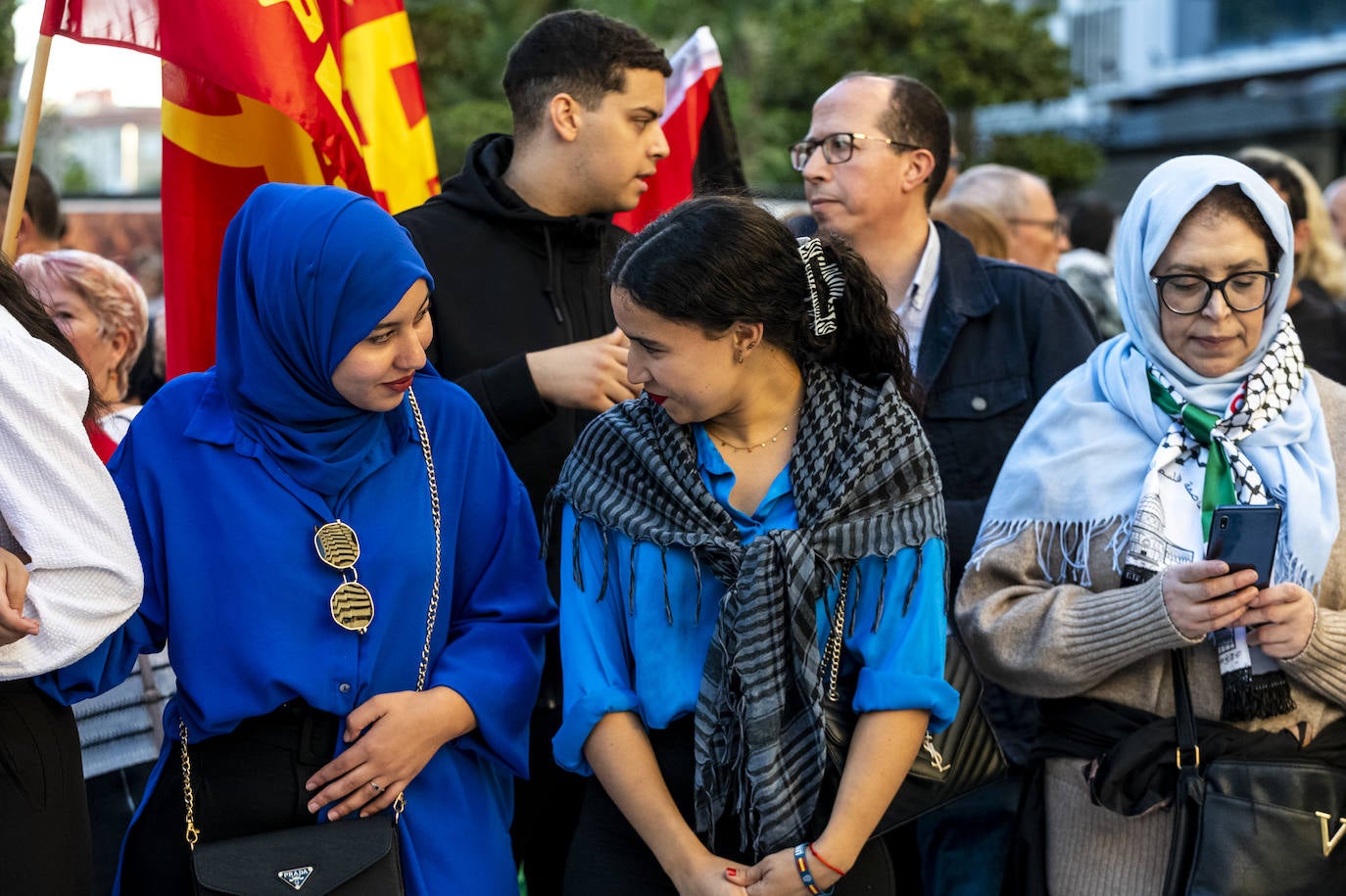 Las imágenes de la manifestación en Murcia en defensa de Palestina