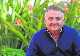 El escritor Pascual García, fotografiado este martes en Murcia.