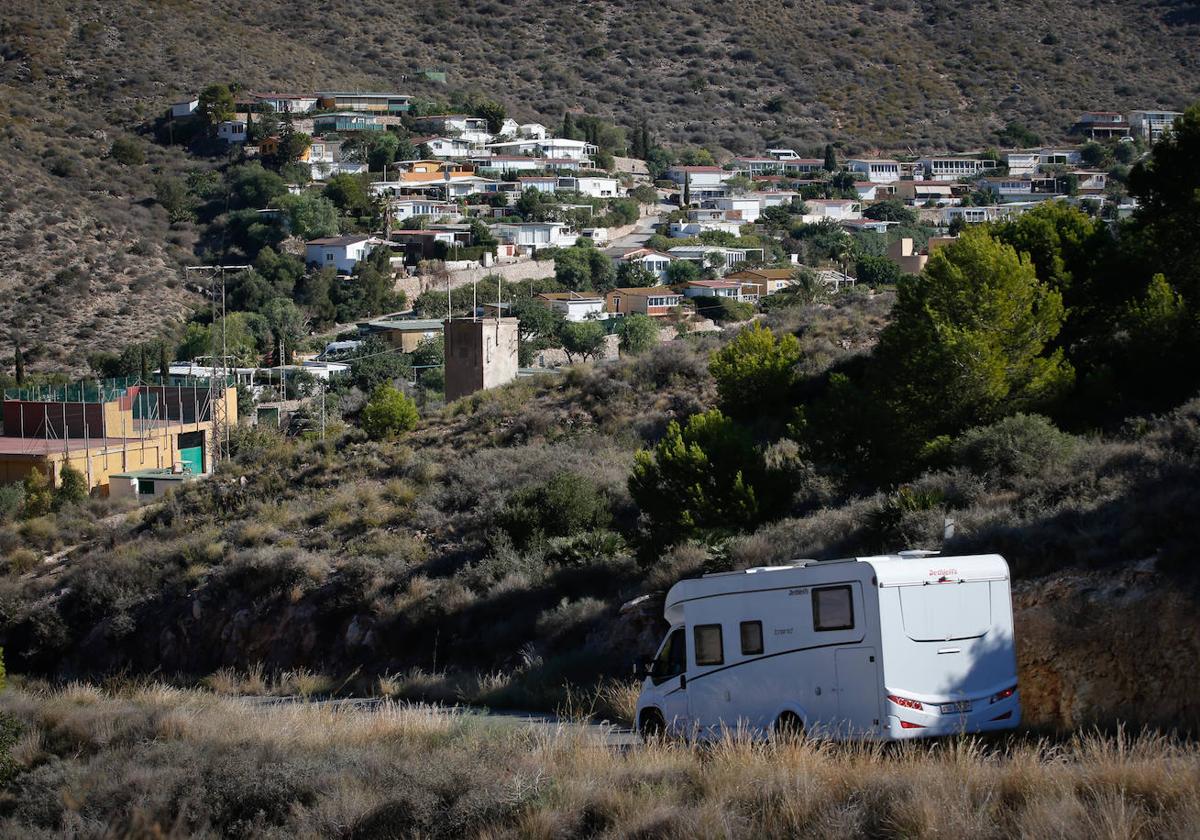 Vista general del Camping Naturista El Portús.