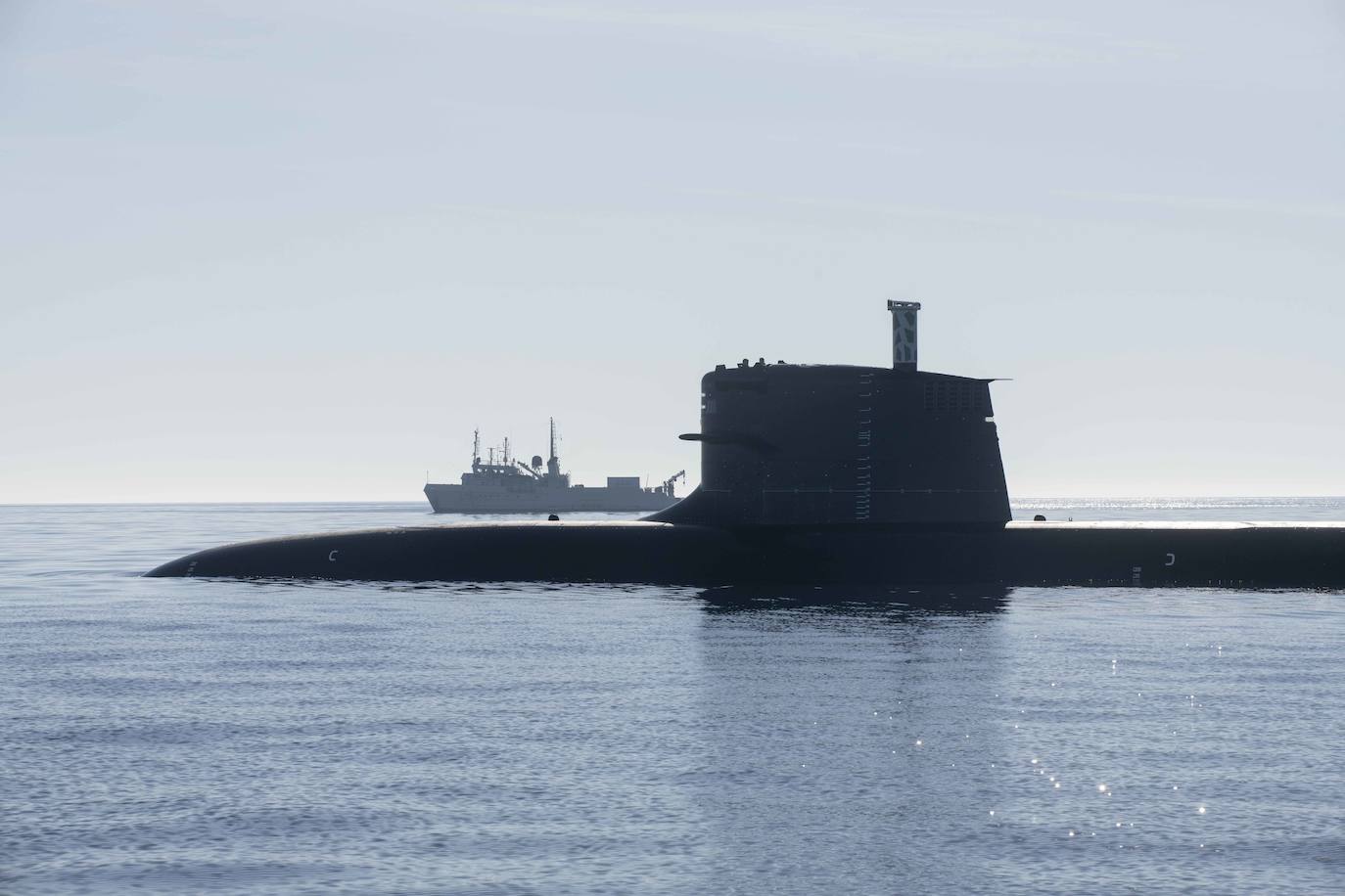 La última prueba del submarino S-81 en Cartagena, en imágenes