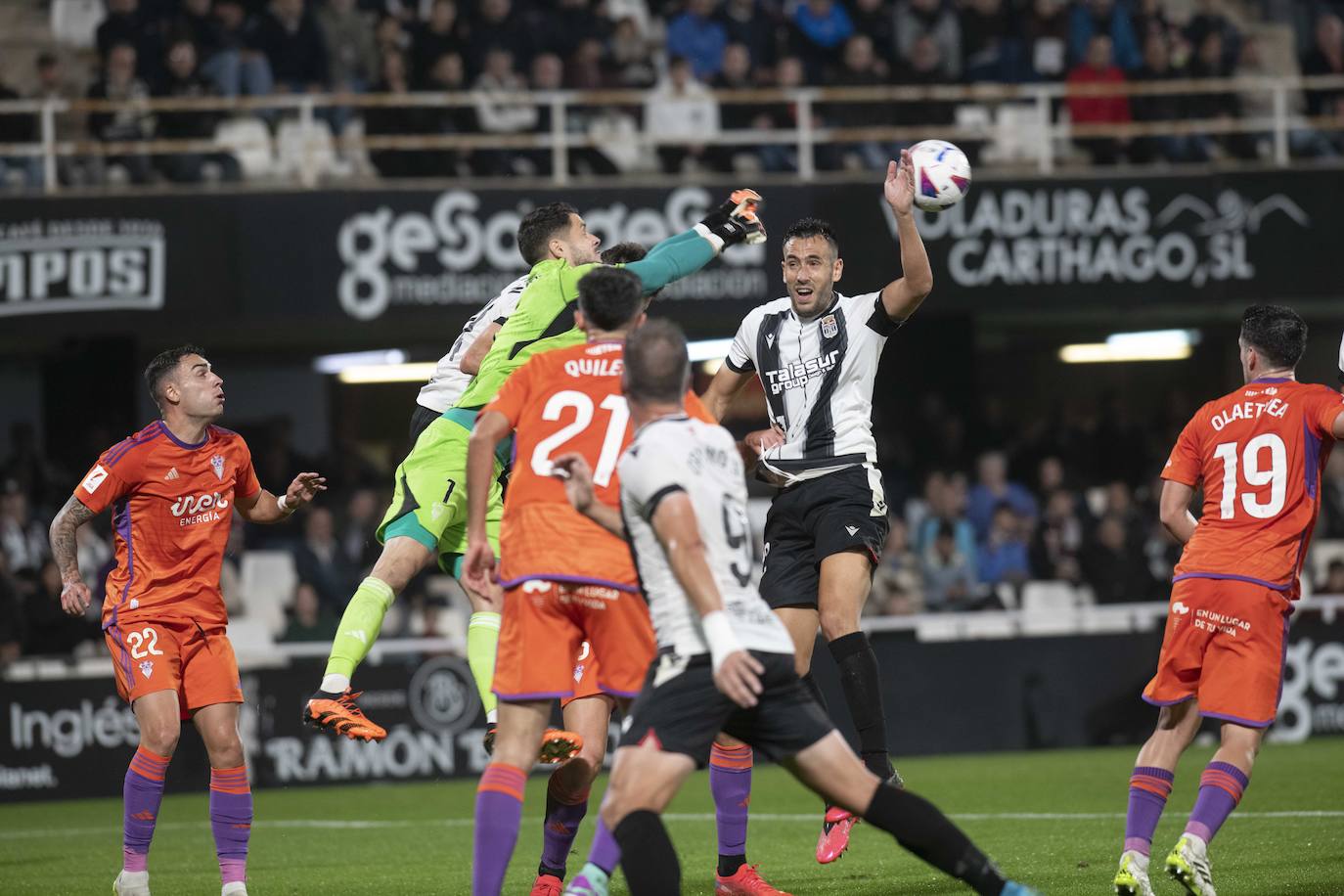 El empate del Cartagena frente al Albacete, en imágenes