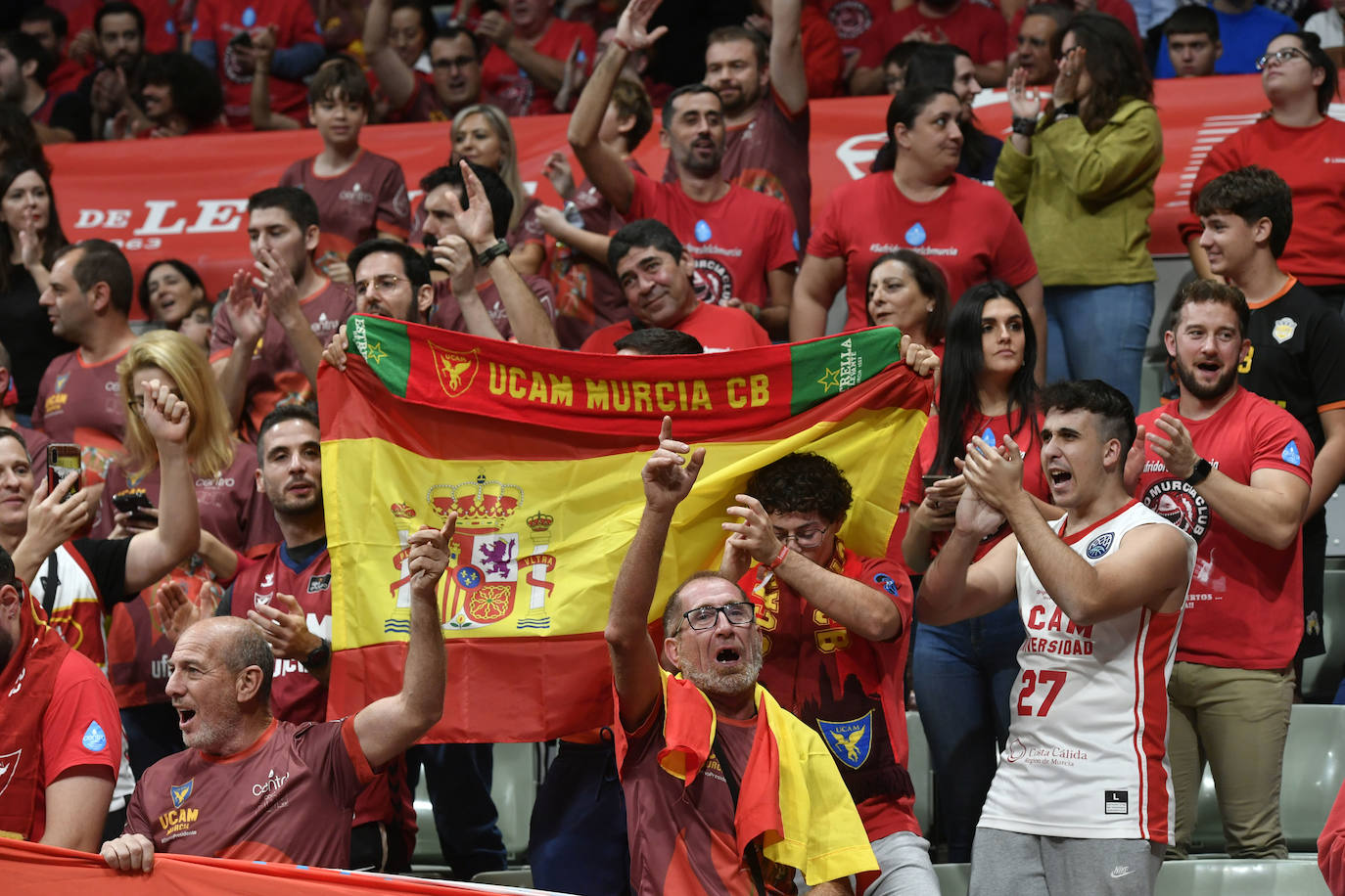 La victoria del UCAM Murcia frente al Barça, en imágenes